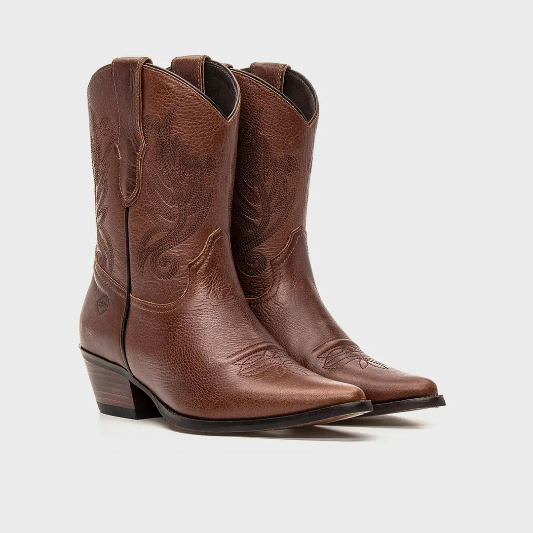 BOTA TEXANA FEMININA MALVI PREMIUM CAFÉ