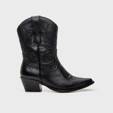 BOTA TEXANA FEMININA MALVI PREMIUM PRETA