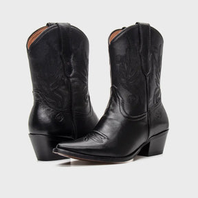 BOTA TEXANA FEMININA MALVI PREMIUM PRETA